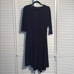 Torrid Navy Blue Wrap Dress